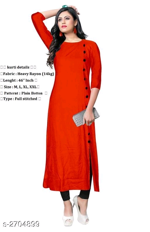 Vedika Pretty Rayon Kurtis