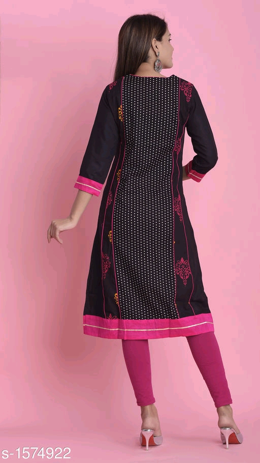 Women's Cotton, Rayon & Khadi A-line Kurtis