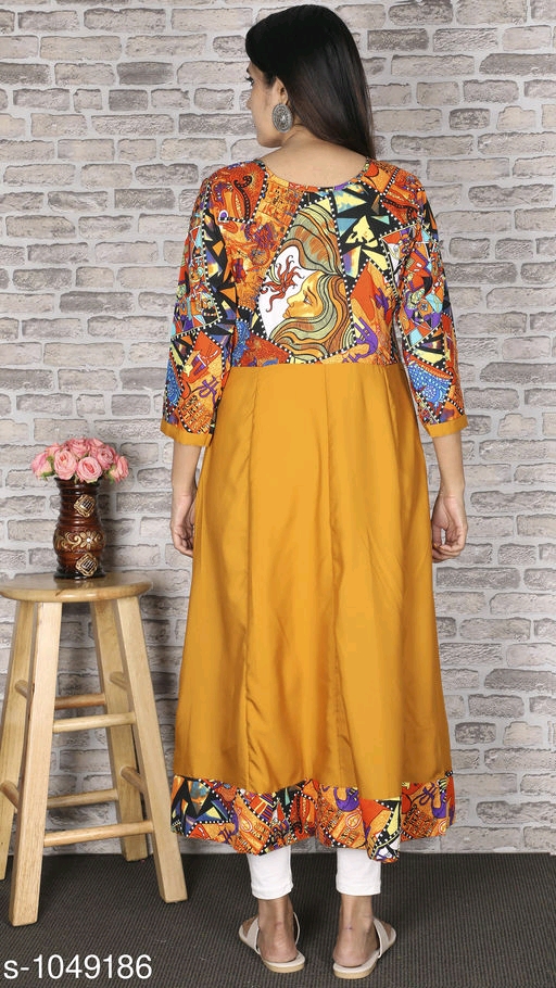 Fleurista Crepe Kurti