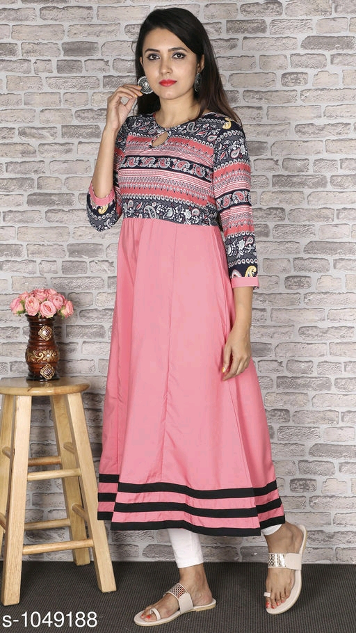Fleurista Crepe Kurti