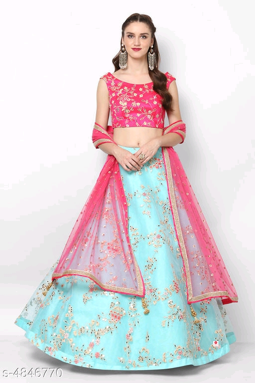 Attractive Net Women's Lehenga