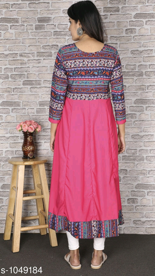 Fleurista Crepe Kurti