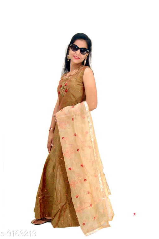 WOMEN DESIGNER EMBRIODERED LONG GOWN