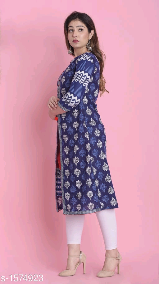 Women's Cotton, Rayon & Khadi A-line Kurtis