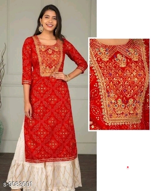 Embroidered Kurti with Sharara Set