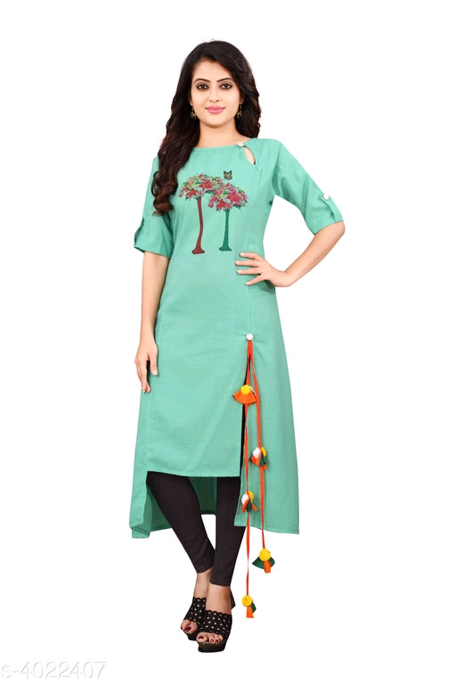 Stylish Cotton Printed Women's Kurtis