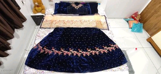 Velvet Material Lehenga Choli