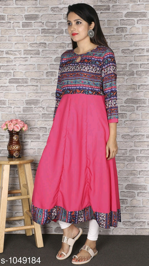Fleurista Crepe Kurti