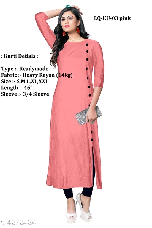 Vedika Pretty Rayon Kurtis