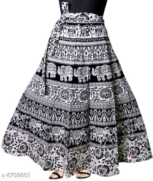 Jaipuri Ethnic Print Wrap Around Skirt