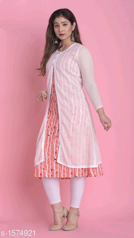 Women's Cotton, Rayon & Khadi A-line Kurtis