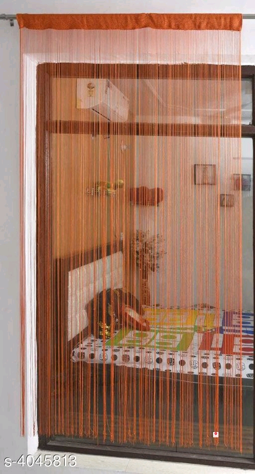 Stylish Trendy Beads and Lace Door Curtains