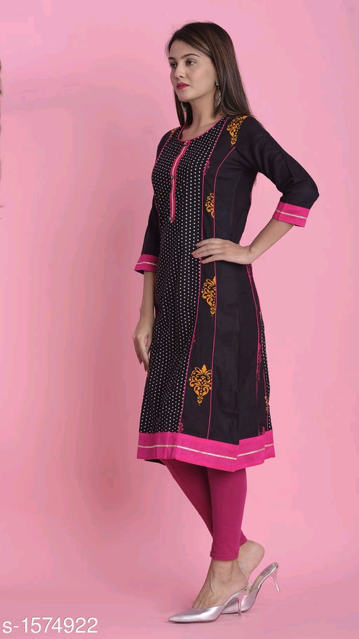 Women's Cotton, Rayon & Khadi A-line Kurtis