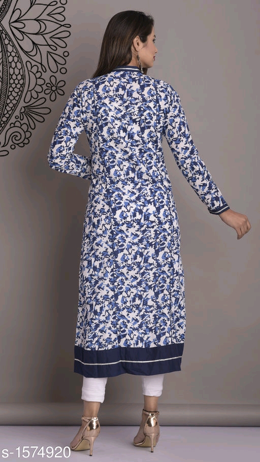 Women's Cotton, Rayon & Khadi A-line Kurtis