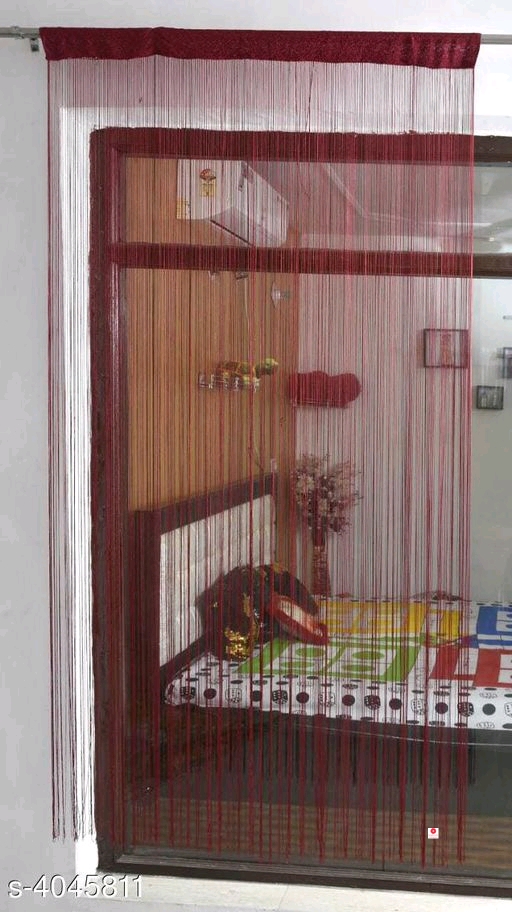 Stylish Trendy Beads and Lace Door Curtains