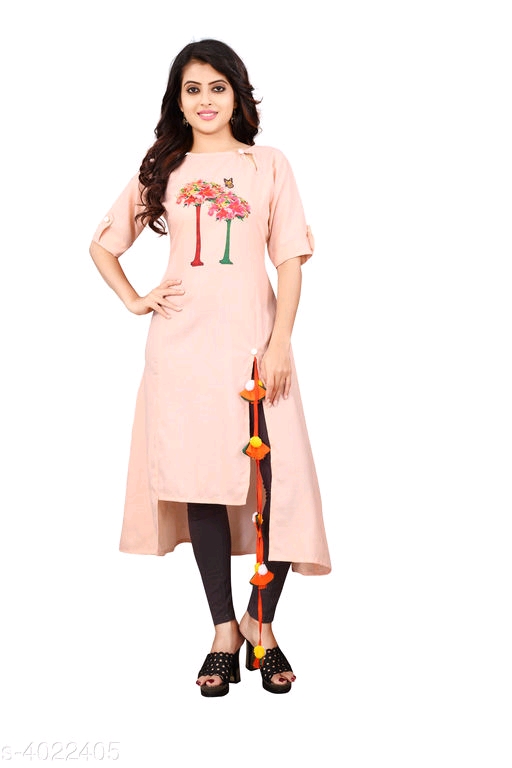 Stylish Cotton Printed Women's Kurtis