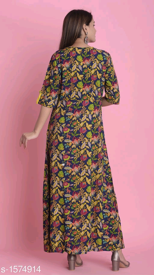 Women's Cotton, Rayon & Khadi A-line Kurtis