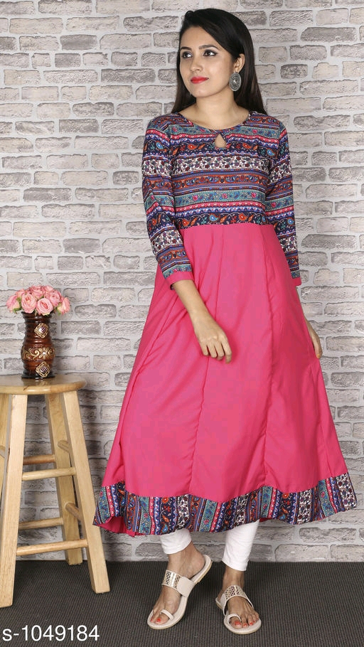 Fleurista Crepe Kurti