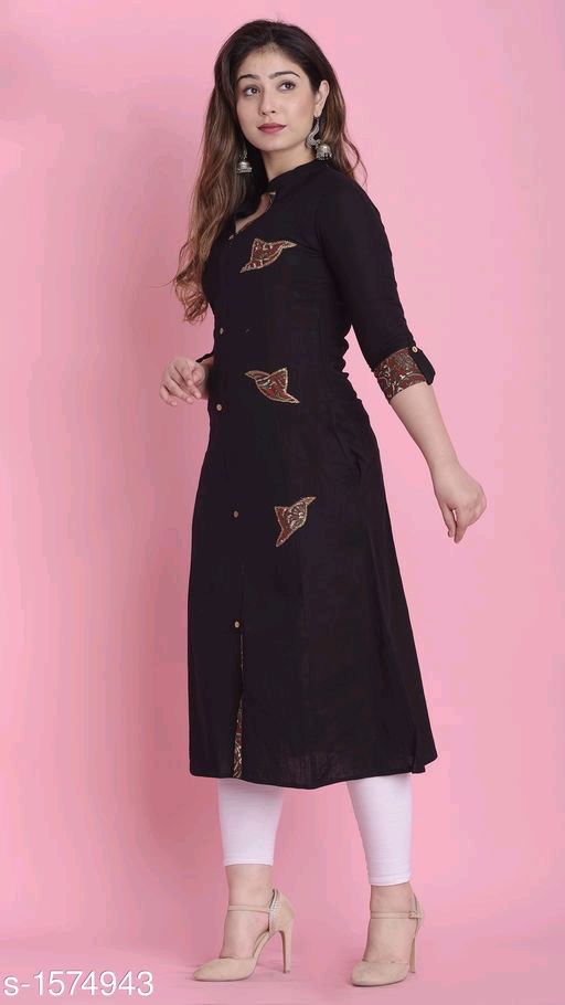Women's Cotton, Rayon & Khadi A-line Kurtis