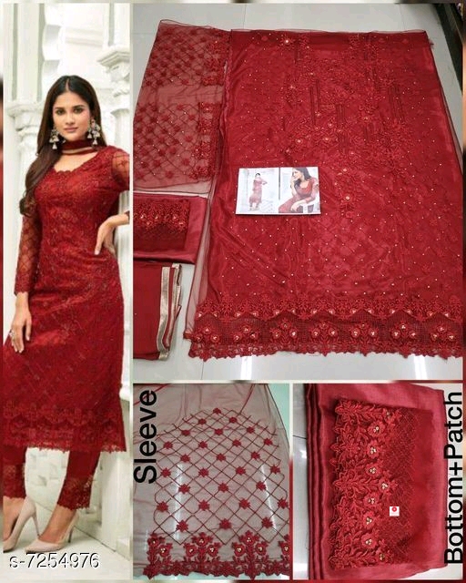 Stylish Women's Semi Stitched Suit