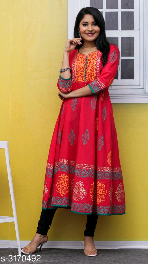 Myhra Stylish Women's Cotton Kurtis