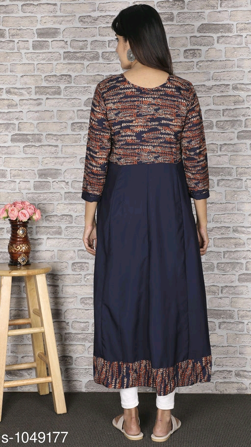 Fleurista Crepe Kurti