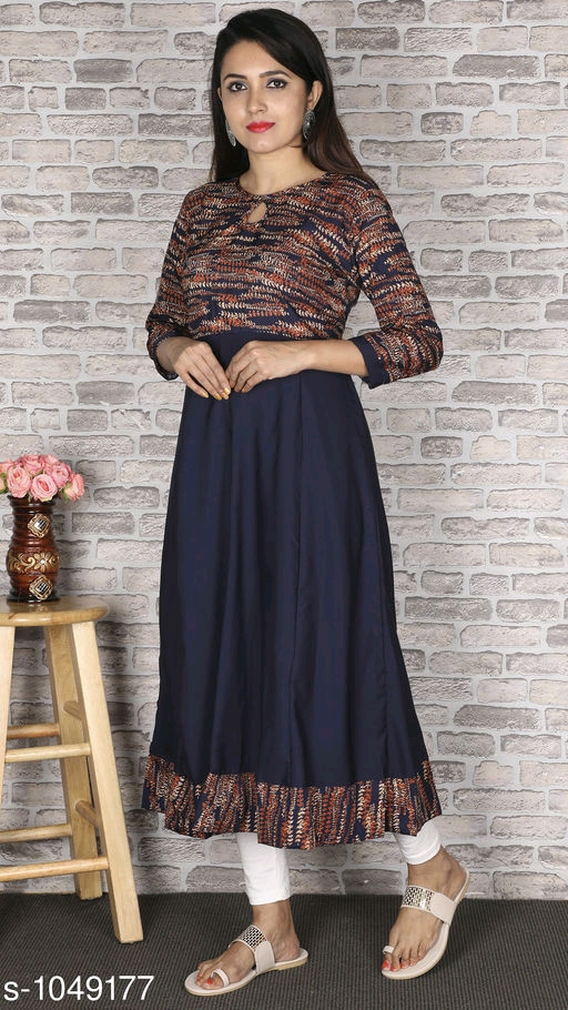Fleurista Crepe Kurti