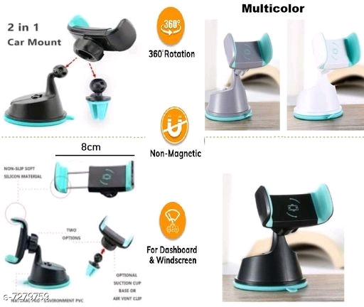 Silicone Sucker Car Mobile Mount Holder