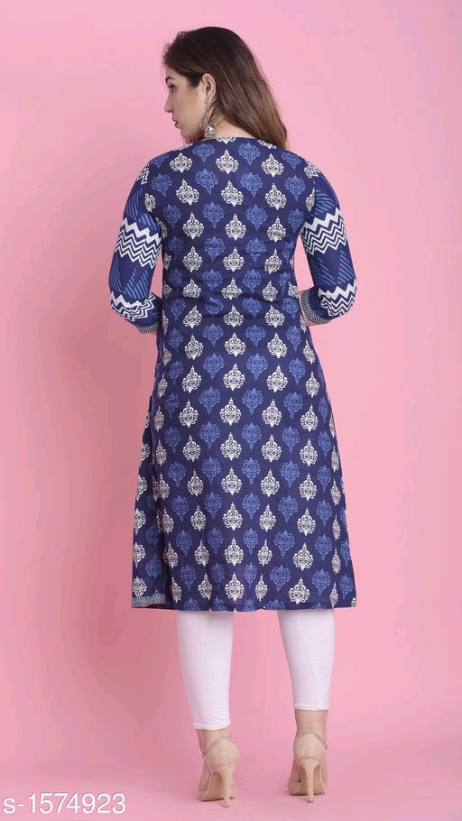 Women's Cotton, Rayon & Khadi A-line Kurtis