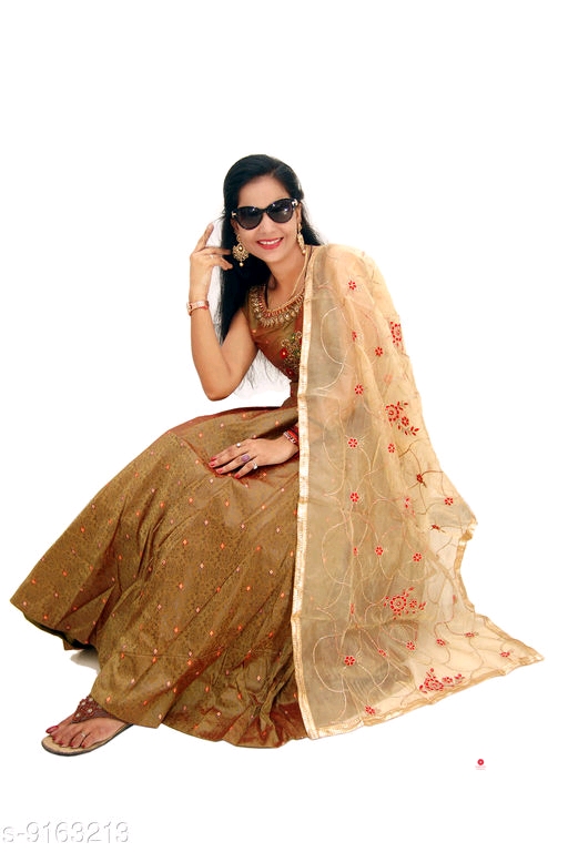 WOMEN DESIGNER EMBRIODERED LONG GOWN