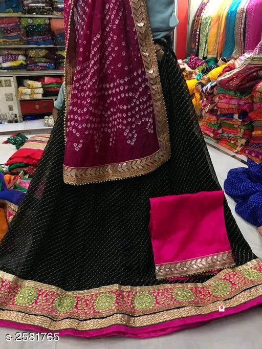 Georegette Embroidered Lehengas