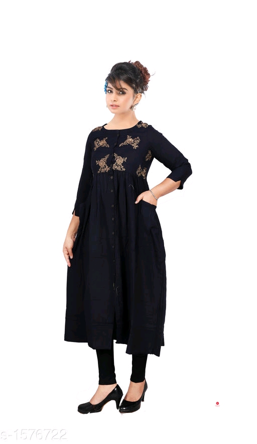 Mahika Pretty Attractive Rayon Women's Kurtis