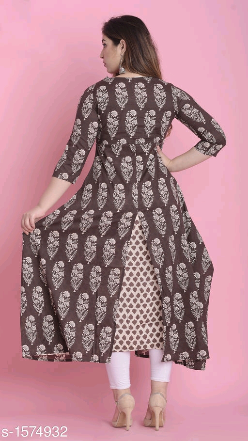 Women's Cotton, Rayon & Khadi A-line Kurtis