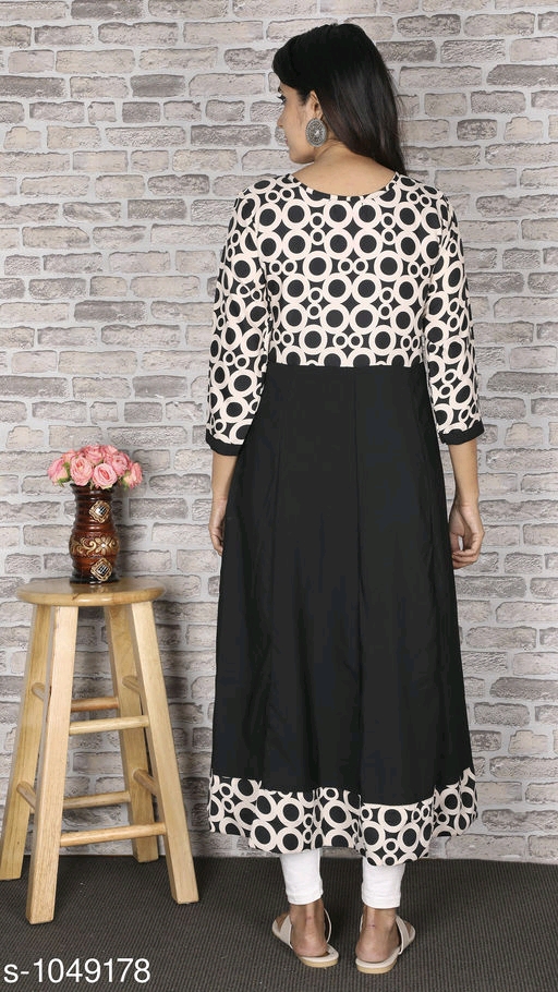 Fleurista Crepe Kurti