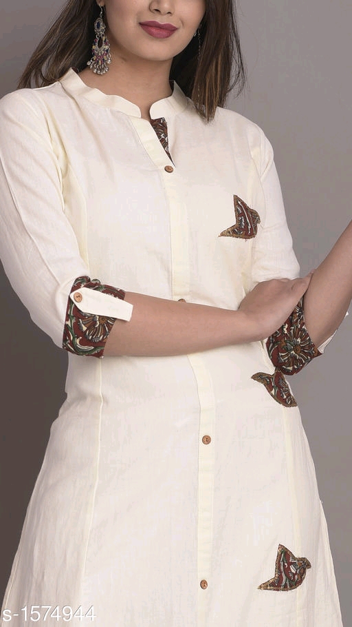 Women's Cotton, Rayon & Khadi A-line Kurtis