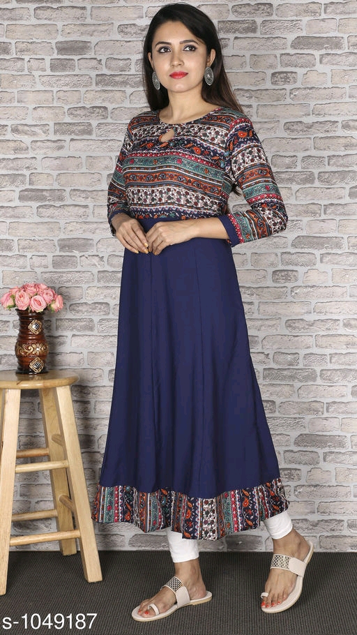 Fleurista Crepe Kurti