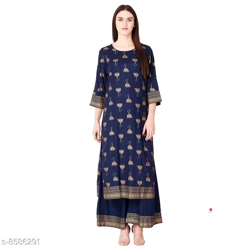 Kurta + Plazo + Dupatta Set for Women