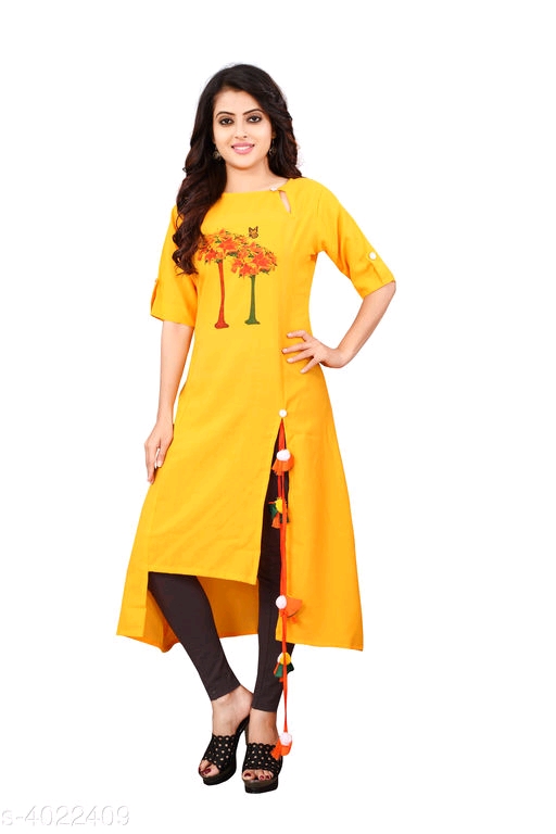 Stylish Cotton Printed Women's Kurtis